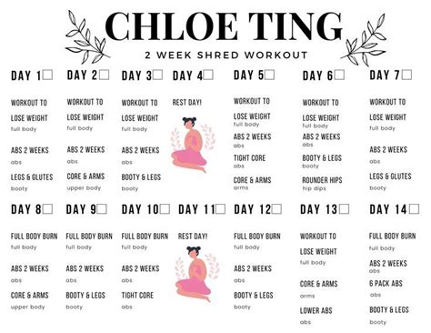 chloe ting 14 days abs challenge|chloe ting shred workout.